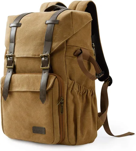 Miniatura 12 de BAGSMART - Mochila para cámara, mochilas de cámara DSLR para fotógrafos, mochila de fotografía impermeable antirrobo con compartimento para portátil