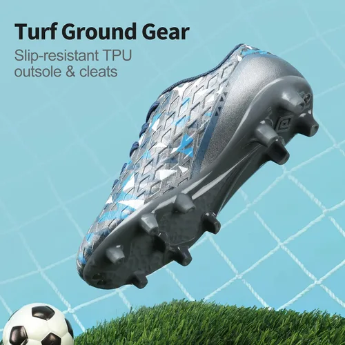 Miniatura 3 de DREAM PAIRS - Zapatos de fútbol para niños y niñas