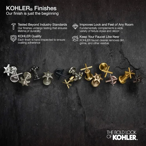 Miniatura 3 de KOHLER K- TS27043-3-BV Occasion™ RITE-TEMP VALVE TRIM, vibrante bronce cepillado