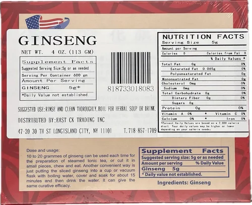 Miniatura 2 de American Ginseng SKU 0138PB-L4/Wisconsin Raíz de Ginseng Cultiva la raíz de ginseng