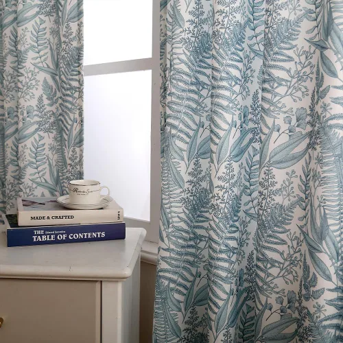 Miniatura 3 de Autum Dream - Cortinas opacas de felpilla para dormitorio, con pestaña trasera, bolsillo para barra, cortinas de granja con estampado floral