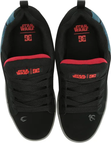 Miniatura 5 de DC X Star Wars - Tenis de skate para hombre, NegroGris (Court Graffik)