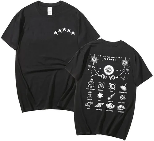 Miniatura 8 de DHSPKN Skz 5 Star New Album Merch Camiseta Felix Changbin Jisung Hyunjin Minho Conciertos Tee Unisex Niñas Hombres Tops