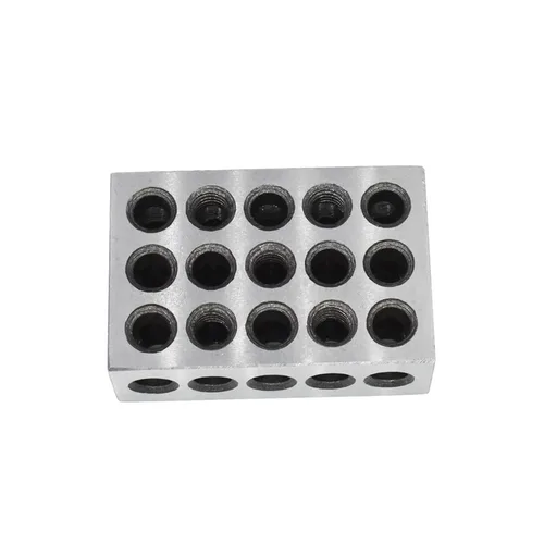 Miniatura 4 de 5 pares de 1-2-3 bloques emparejados par con 23 agujeros precisión Machinist Fresado 0.0002 pulgadas para plantilla de fresadora