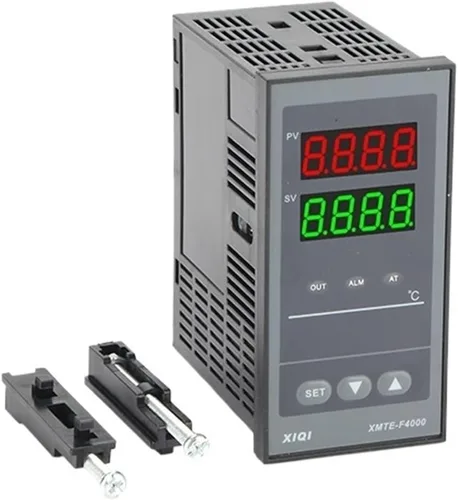 Miniatura 2 de Series 0-600 Celsius K J PT100 900 Degree Type AC 220V Electronic Digital Intelligent Temperature Controller Thermostat(J Relay,48x48mm)
