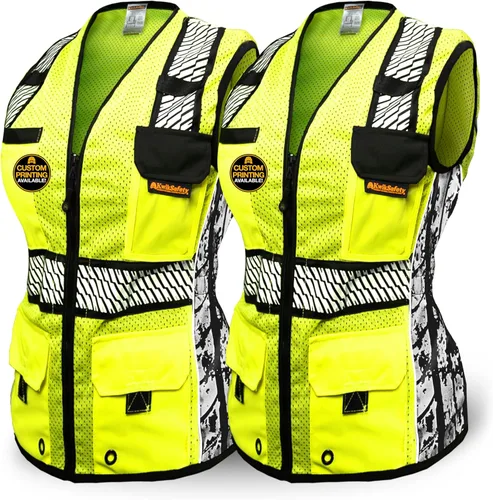 Miniatura 11 de KwikSafety - Charlotte, NC - RoadBOSS Economy & Premium Safety Vest for Women [SNUG-FIT] Class 2 ANSI Tested OSHA