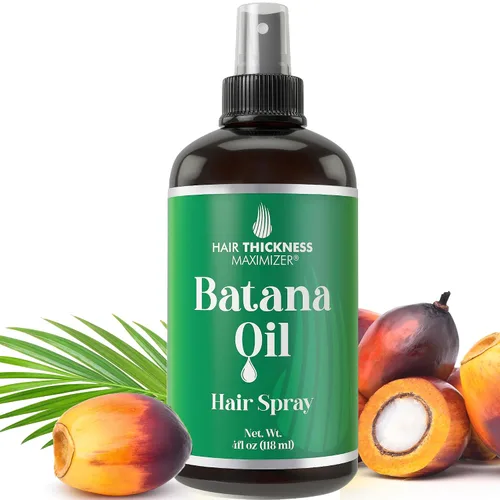 Aceite de batana para el crecimiento del cabello, batana cruda de Honduras. Acondicionador vegano sin enjuague para mujeres, hombres. Fortalece e