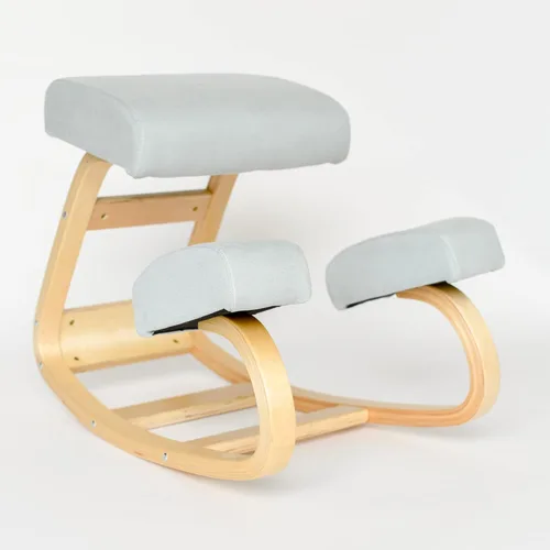 Miniatura 8 de Sleekform Silla ergonómica de rodillas – escritorio mecedora para oficina en casa, taburete ergonómico para sentarse activamente, silla correctora