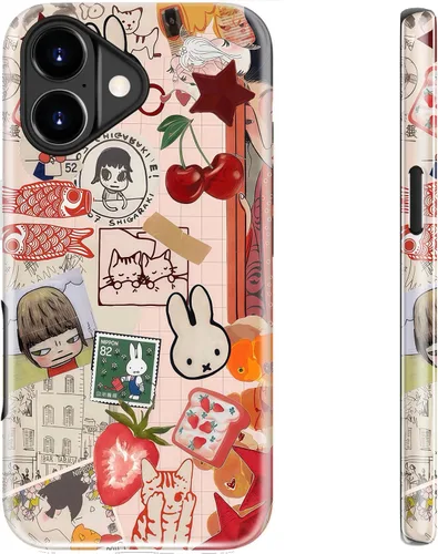 Miniatura 100 de bemal Funda para iPhone 12 Mini, estética, vintage, floreciente, peonía, concha, femenina, compatible con MagSafe, moderna, única, moderna, moderna