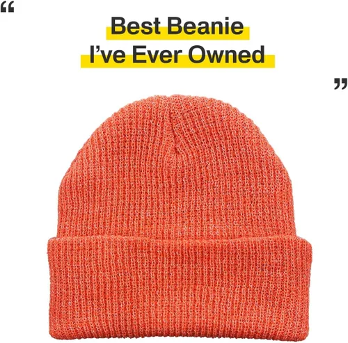 Miniatura 102 de KBETHOS Cómoda colección de gorros suaves y holgados de algodón de punto acrílico para invierno, cálido sombrero de esquí holgado unisex varios