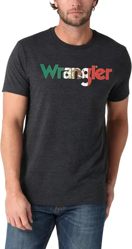 Wrangler - Camisa de manga corta, con logotipo, para hombre