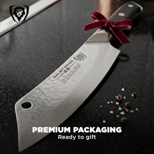 Miniatura 7 de DALSTRONG Cuchillo de chef híbrido y cuchillo de chef de 8 pulgadas, serie Shogun ELITE, The 'Crixus', cuchillo de cocina japonés AUS-10V Super