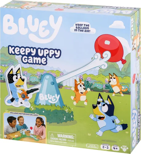 Juego Bluey Keepy Uppy, juego motorizado para niños pequeños con paletas de los personajes Bingo y Chilli, juegos para niños de más de 4 años