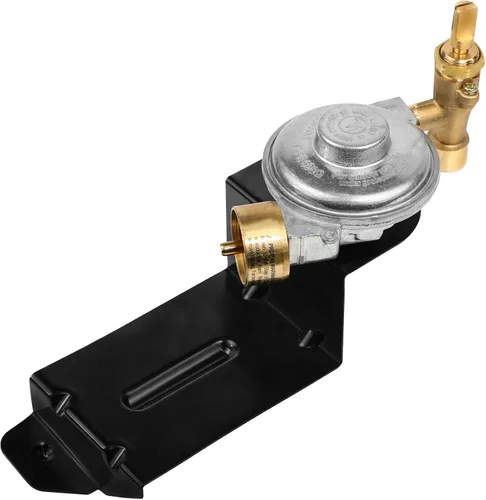 Miniatura 6 de Válvula y regulador de parrilla Weber mejorados 64866 de repuesto para piezas Weber Q1000 Q1200, ensamblaje de regulador de válvula de contorno