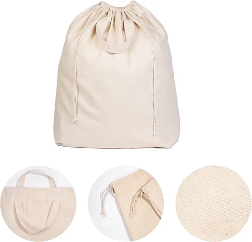 Miniatura 7 de Bolsas de lavandería para dormitorio universitario - Forro versátil y resistente para cesta de lavandería universitaria con cordón - Forro de cesta