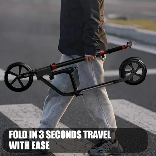 Miniatura 5 de Adult Scooter with Big Wheels Adjustable Height, Foldable Aluminum Frame Smooth Ride for Urban Commuting and Outdoor Fun Suitable for Teens