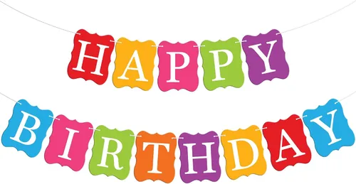 Miniatura 10 de KatchOn, Cartel de feliz cumpleaños negro y dorado, 10 pies, NO DIY, telón de fondo de feliz cumpleaños, decoraciones de feliz cumpleaños