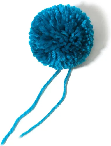 Miniatura 14 de Paquete de 12 pompones de hilo para sombreros 8CM-3PULADAS Suministros de fiesta Arte y manualidades hechas a mano Accesorios decorativos (Negro)