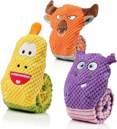 Miniatura 9 de Sedioso Juguete de tira y afloja para perros, juguete duradero para perros de raza grande, juguetes chirriantes para perros de tira y afloja