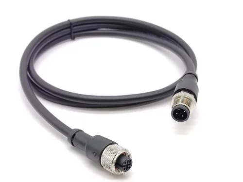 Miniatura 12 de Elecbee Conector M12 5 Pin A-Code Hembra a Hembra Cable terminado doble 1M/3.3ft