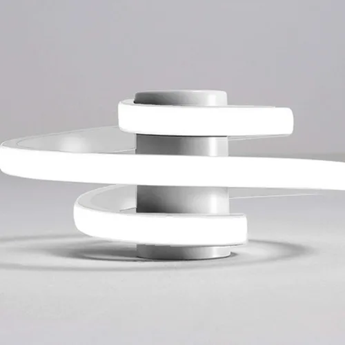 Miniatura 6 de Xuthusman Lámpara de techo moderna LED de acrílico para sala de estar, dormitorio, lámpara de montaje empotrado, elegante accesorio de pasillo de 19