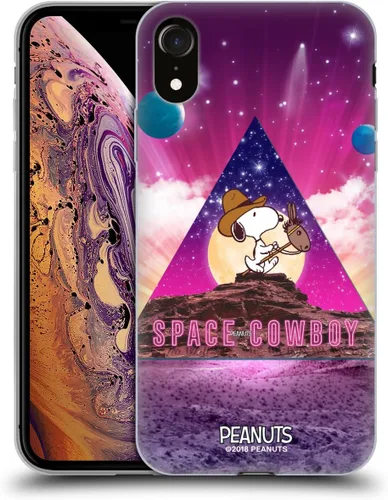 Miniatura 170 de Head Case Designs Funda de gel con licencia oficial de Peanuts Nebula Cactus Needles Snoopy Space Cowboy [protección de grado militar] compatible