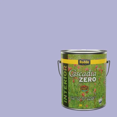 Miniatura 54 de Rodda Paint CASCADIA XL Pintura e imprimación de satén exterior en uno, cuarto de galón, bikini lavanda