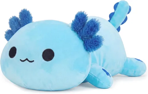 Miniatura 15 de Onsoyours Lindo Peluche de Axolotl, Suave Almohada de Peluche de Salamandra Animal de Peluche, Juguete de Peluche Kawaii para Niños