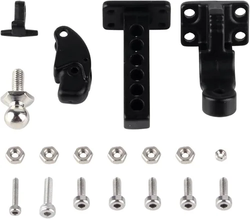 Miniatura 2 de INJORA Escala 1/10 Accesorios RC Gancho de remolque Receptor de enganche de caída, para RC Crawler TRX4 Axial SCX10 90046 (sin hebilla de bola)