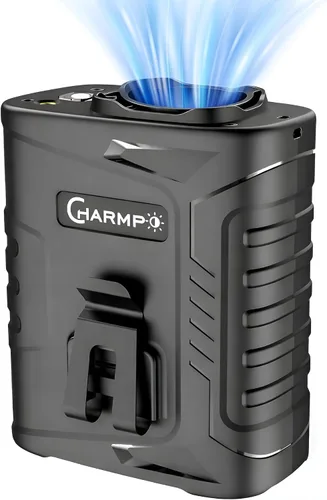 Miniatura 20 de Ventilador de cintura portátil – Batería de 6000 mAh, 3 velocidades, flujo de aire fuerte, hasta 16 horas de tiempo de trabajo, ventilador portátil
