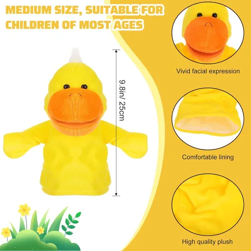 Miniatura 2 de Wettarn Juego de 12 Marionetas de Animales con Boca Activa para Niños, Juguete para Niños y Niñas, para Narración de Historias, Escuela Infantil