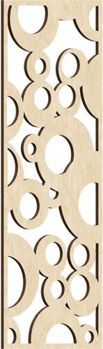 Miniatura 43 de Farwell Paneles de pared decorativos de madera con calado, 13 3/8 pulgadas de ancho x 34 3/8 pulgadas de alto x 1/4 de alto, roble rojo rojo