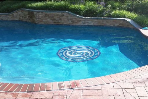 Miniatura 4 de Arte decorativo para piscina, tapete de piscina, más de 50 diseños, fácil de instalar y quitar