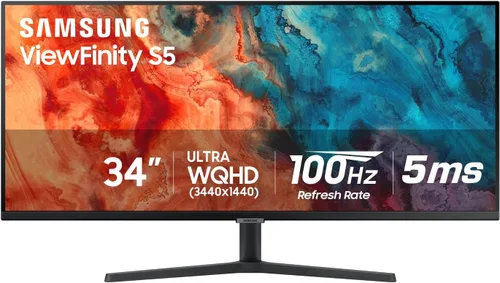 Miniatura 22 de Samsung Monitor de computadora curvado ViewFinity (S65TC) de 34 pulgadas serie Ultra-WQHD 1000R, HDR10, 100Hz, AMD FreeSync, Thunderbolt 4, soporte