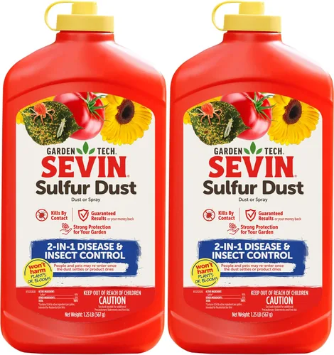 Miniatura 16 de Sevin 100547227 Polvo de azufre 1.25 LB, etiqueta blanca