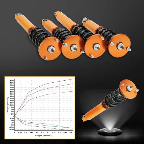 Miniatura 7 de maXpeedingrods Coilovers para Nissan Skyline 1993-1998 ECR33/ER33/HR33, kit de suspensión helicoidal ajustable en altura, amortiguador amortiguador