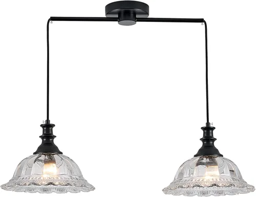 Miniatura 22 de HDDFL Lámparas Colgantes de Vidrio Modernas Accesorios de Iluminación Colgante Lámpara Colgante Acabado Cepillado Accesorio de Luz Colgante