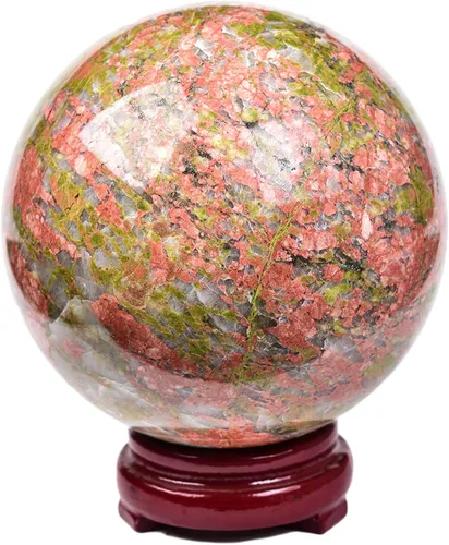 Miniatura 93 de JIC Gem Esfera de cristal de cuarzo Pietersite, bola de cristal decorativa azules y marrones dorados para meditación, decoraciones de mesa