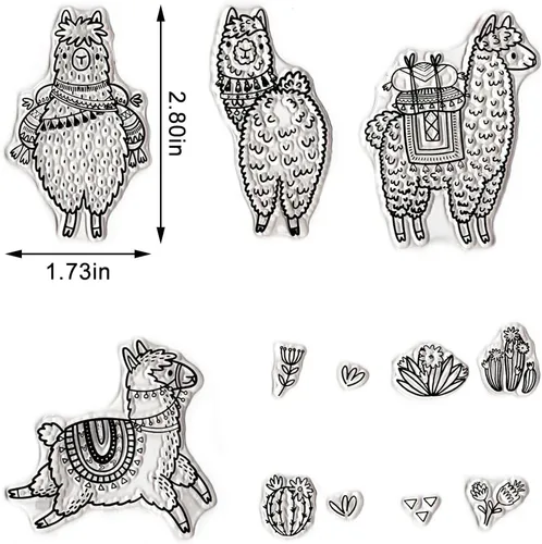 Miniatura 2 de Sellos y troqueles de alpaca para hacer tarjetas, sellos transparentes de flores y troqueles de corte, troqueles de alpaca, troqueles de corte