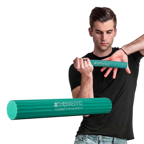 Miniatura 8 de THERABAND FlexBar - Barra para terapia de codo de tenista, alivia el dolor de la tendinitis y mejora la fuerza de agarre, barra de resistencia