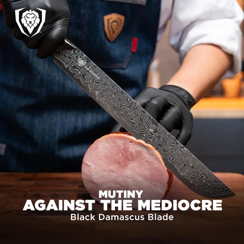 Miniatura 5 de Dalstrong Cuchillo de rebanar - 11" - Serie Scorpion Cuchillo profesional para rebanar carne - Acero exclusivo japonés V12 Ultra™ - Damasco negro
