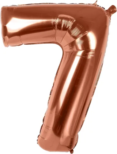 Miniatura 10 de Treasures Gifted Globos dorados grandes de números – Globo de aluminio número 0 de 40 pulgadas – Números de globos de cumpleaños – Números de globos