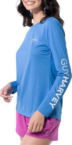 Miniatura 5 de Guy Harvey Camisa de protección solar de rendimiento de manga larga para mujer UPF 50+