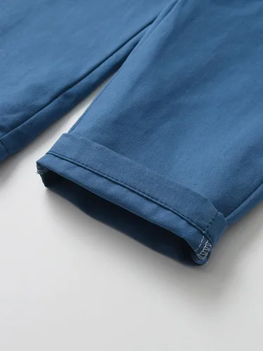 Miniatura 24 de Conjunto de pantalones para bebé, camisa de manga larga + pantalones + corbatín + tirantes, trajes de caballero para niños pequeños