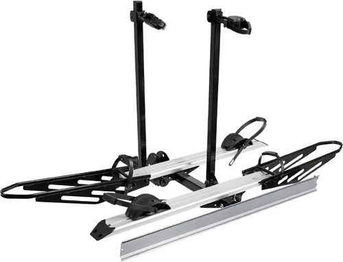 Miniatura 13 de Rockland - Portabicicletas para 2 bicicletas de neumáticos anchos 2.5", apto para vehículos con enganche receptor 1.25 y 2", soporta 80 libras