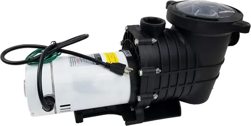 Miniatura 3 de WHITE LABEL Bomba de piscina en tierra - 110-120V/220-240V, 1.5HP, 110GPM, enchufe de pared