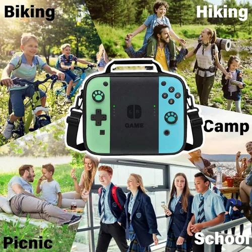 Miniatura 7 de Lonchera aislada para niños y niñas, bolsa de almuerzo para la escuela, trabajo, oficina, viajes, picnic, senderismo, playa, lonchera portátil