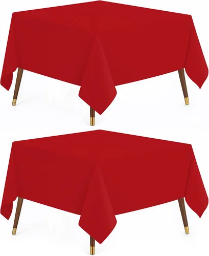 Miniatura 46 de Utopia Kitchen Mantel rectangular, 1 paquete, mantel lavable a máquina, mantel de poliéster para comedor, fiestas de bufé, pícnics, eventos, bodas