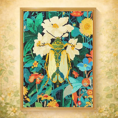 Miniatura 19 de DIAMONDOUBLE Kit de arte de diamantes prémium para adultos sobre lienzo de terciopelo, kit de pintura de diamantes pequeños 5D de 12 x 16 pulgadas