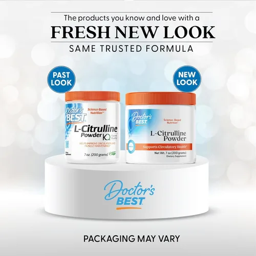 Miniatura 2 de Doctors Best L-citrulina en polvo – Suplemento de citrulina L para hombres y mujeres, apoyo al metabolismo del óxido nítrico, ayuda al dolor